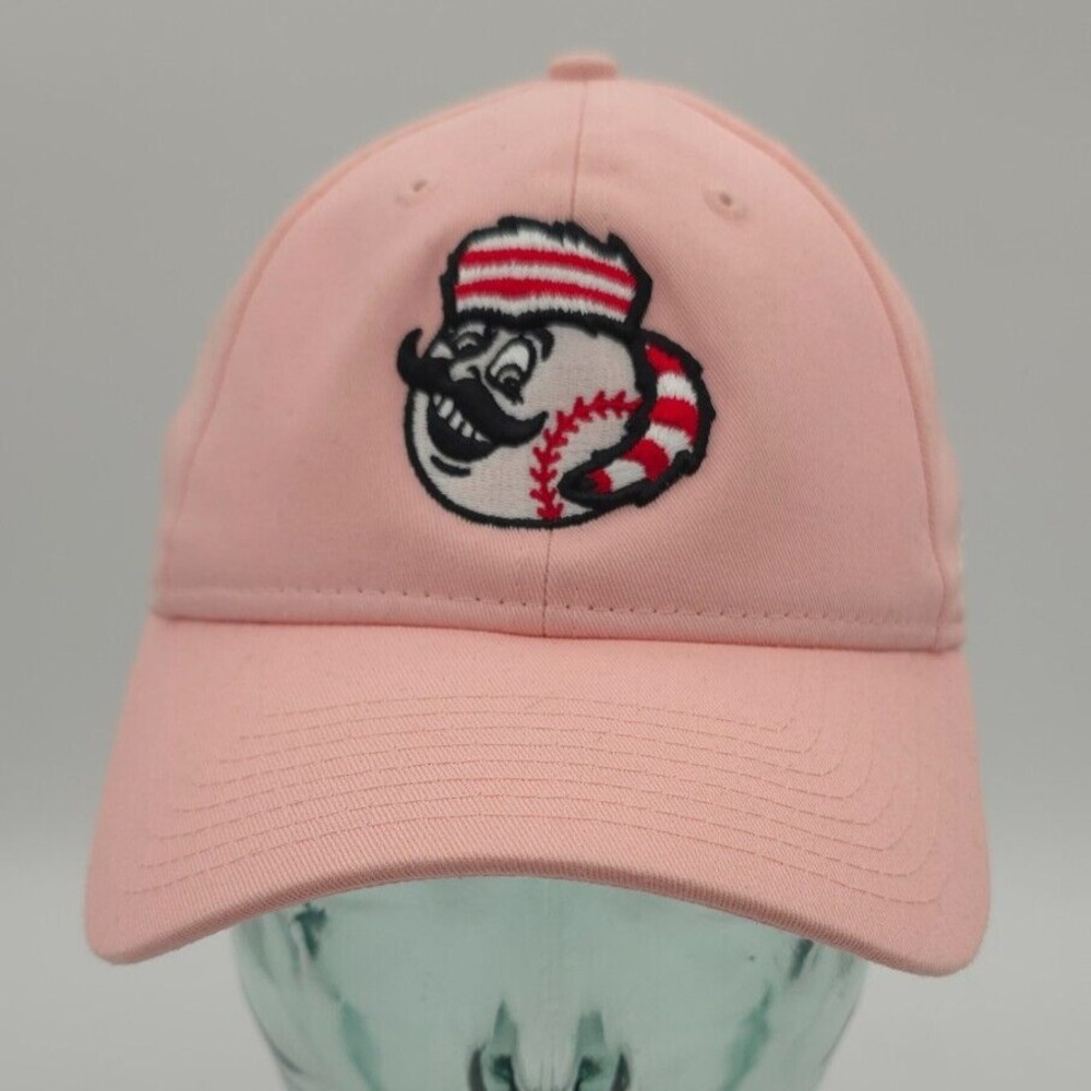 Greenville Reds Hat New Era 9Forty Womens Pink Adjustable Baseball Strapback Cap